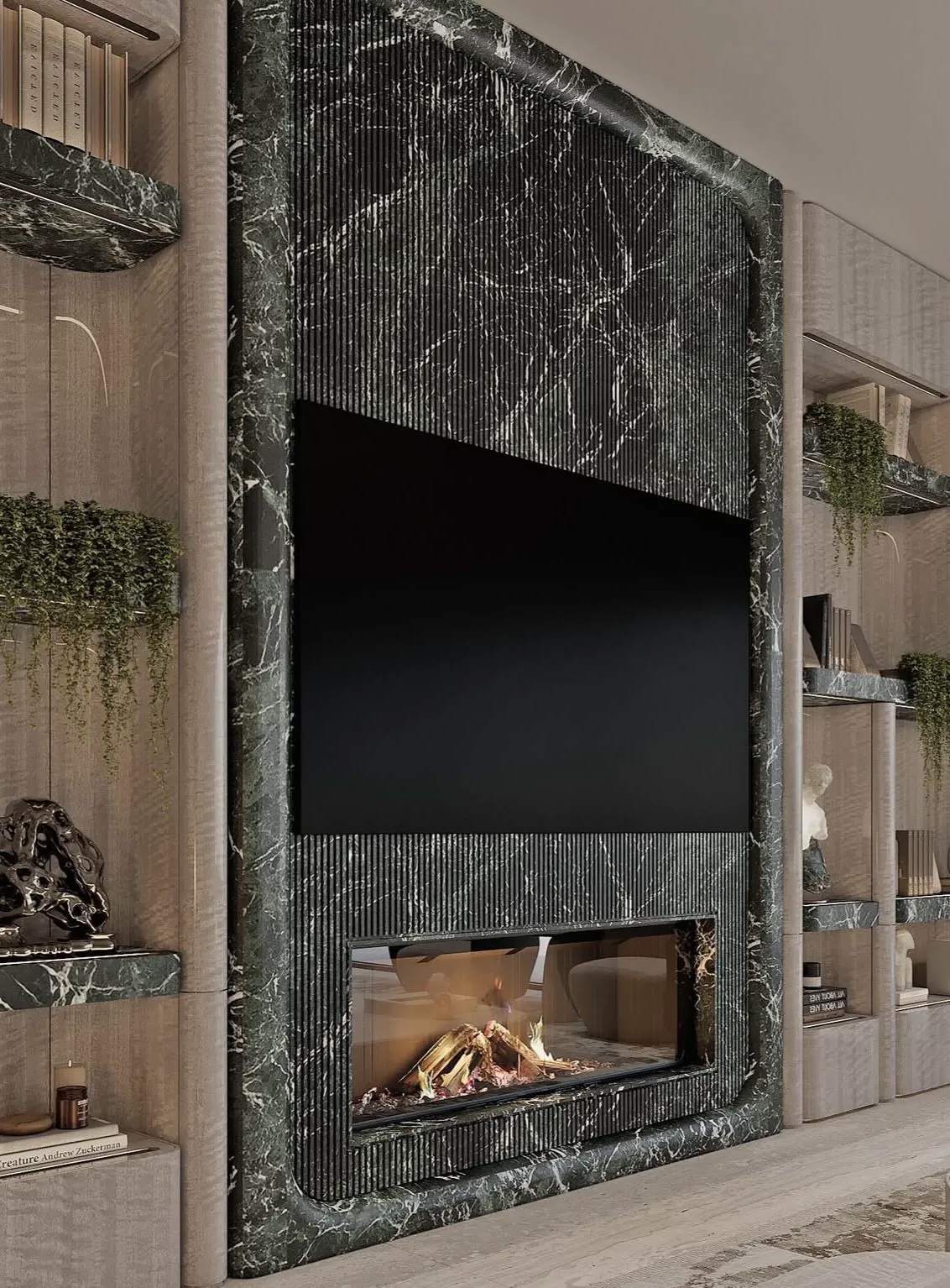 Loại đá và chất lượng slab ảnh hưởng giá Granite ốp vách phòng khách