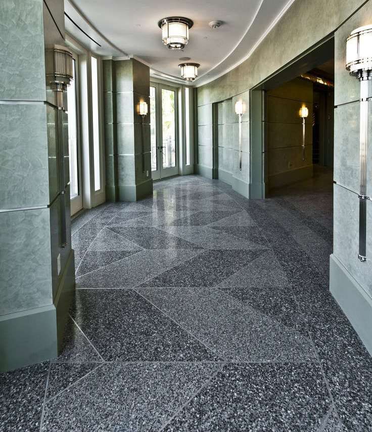 Thi công đá granite lát sàn sảnh biệt thự cao cấp
