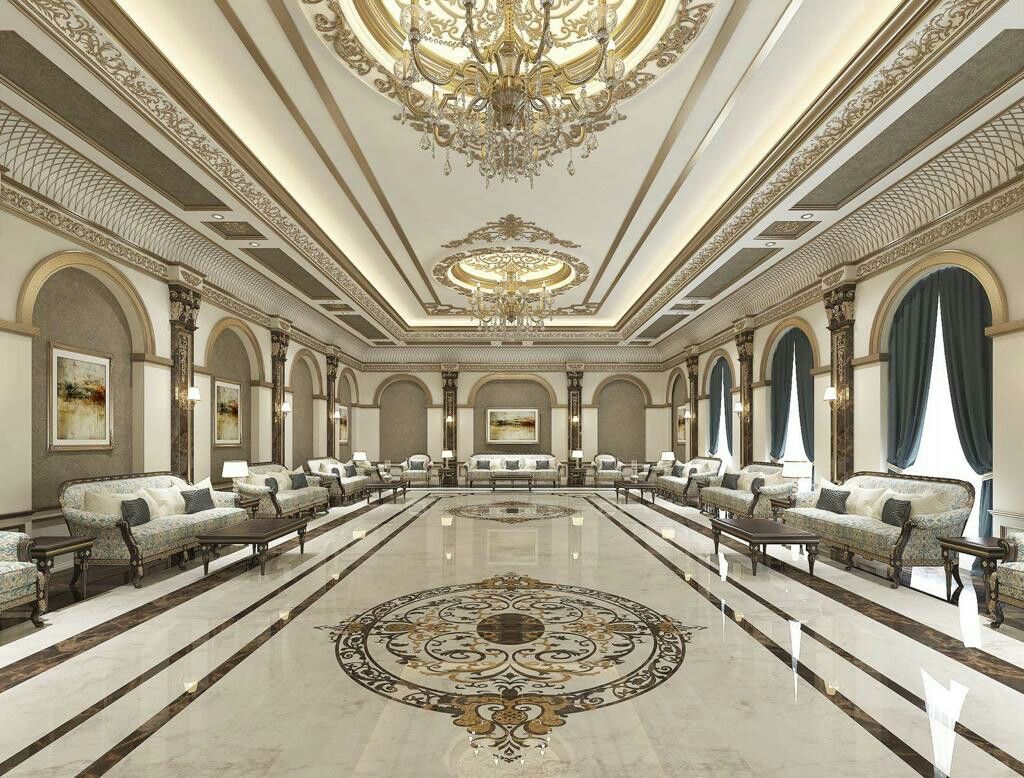 Thi công đá marble lát sàn sảnh biệt thự cao cấp