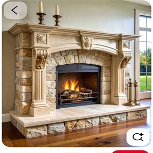 Bộ sưu tập đá lò sưởi cao cấp An Phát Stone mẫu 20