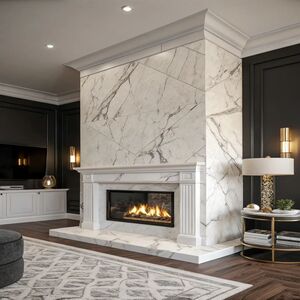 Bộ sưu tập đá lò sưởi cao cấp An Phát Stone mẫu 25