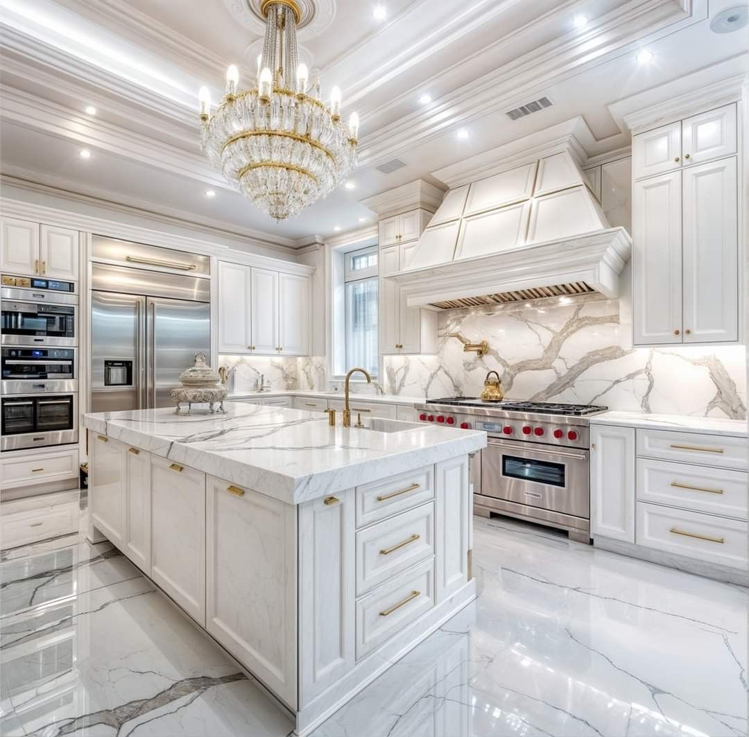 Mẫu đá bàn bếp phù hợp với nhà phố căn hộ luxury và biệt thự