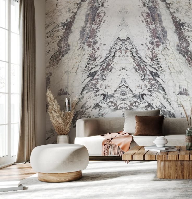 Mẫu đá Quartzite màu sắc nổi bật dùng cho vách trang trí